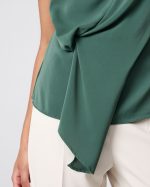 BLOUSE MOCK DRAPEP NECK - Image 17
