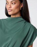BLOUSE MOCK DRAPEP NECK - Image 19