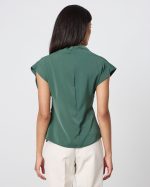 BLOUSE MOCK DRAPEP NECK - Image 20