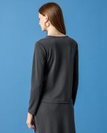 CUPRO BLOUSE V NECK - Image 5