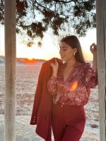 BLOUSE V NECK PRINTED - Image 14