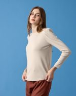 CUPRO BLOUSE ROUND NECK - Image 2