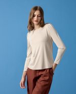 CUPRO BLOUSE ROUND NECK - Image 6