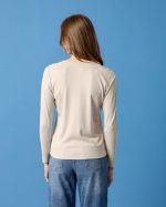CUPRO BLOUSE V NECK - Image 4