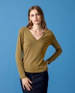 CUPRO BLOUSE V NECK - Image 7