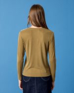 CUPRO BLOUSE V NECK - Image 10