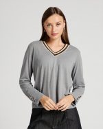 KNITTED V NECK - Image 23