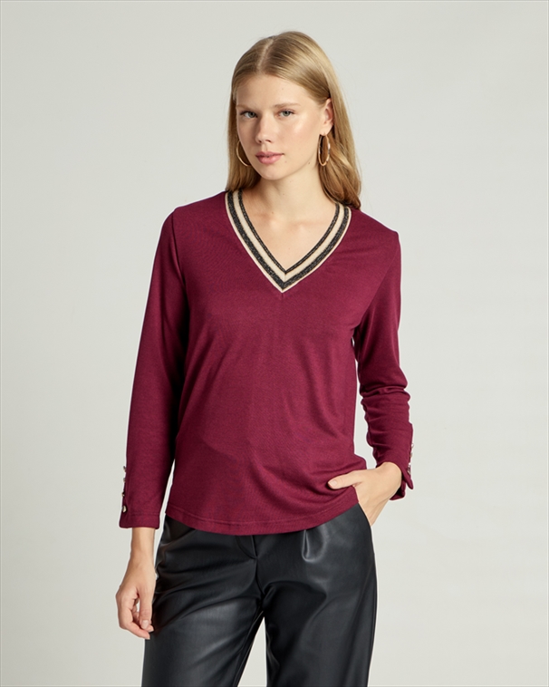 48068.jpg KNITTED V NECK - Image 1