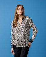 BLOUSE SNAKE PRINT