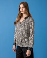 BLOUSE SNAKE PRINT - Image 4