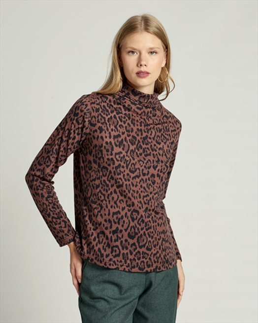 48074A.jpg BLOUSE ANIMAL PRINT - Image 1