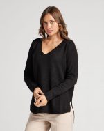 KNITTED SWEATER V NECK - Image 6