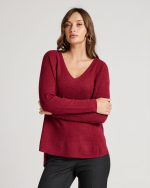 KNITTED SWEATER V NECK - Image 8
