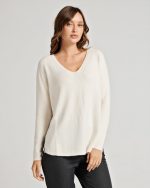 KNITTED SWEATER V NECK - Image 13