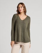 KNITTED SWEATER V NECK - Image 18