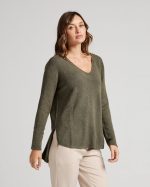 KNITTED SWEATER V NECK - Image 19