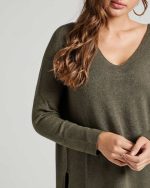 KNITTED SWEATER V NECK - Image 22
