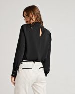 BLOUSE MOCK NECK - Image 6