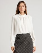 BLOUSE MOCK NECK - Image 12
