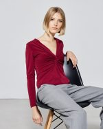 BLOUSE KNOT FRONT