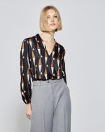 BLOUSE V NECK PRINTED - Image 2