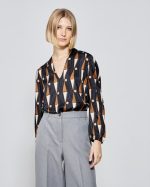 BLOUSE V NECK PRINTED - Image 3