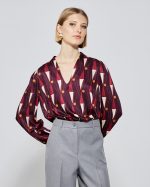BLOUSE V NECK PRINTED - Image 7