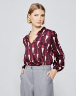 BLOUSE V NECK PRINTED - Image 8