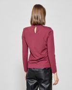BLOUSE MOCK NECK CUT OUT - Image 10
