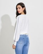 BLOUSE LONG SLEEVE CONTRAST - Image 6