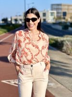 BLOUSE CHIFFON PRINTED
