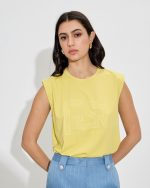 BLOUSE LYCRA SLEEVELESS