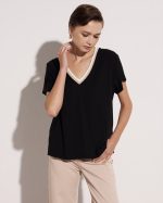 BLOUSE LYCRA V NECK - Image 2