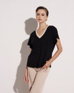 BLOUSE LYCRA V NECK - Image 6