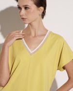 BLOUSE LYCRA V NECK - Image 9