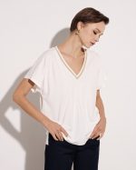 BLOUSE LYCRA V NECK - Image 12