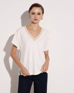 BLOUSE LYCRA V NECK - Image 13