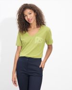 T-SHIRT COTTON V NECK - Image 3