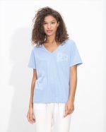 T-SHIRT COTTON V NECK - Image 11