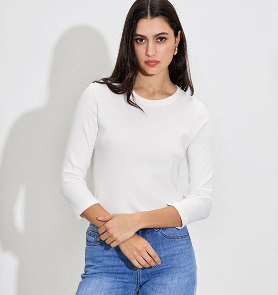 BLOUSE RIBBED