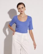 BLOUSE RIBBED