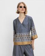 BLOUSE SATIN PRINTED