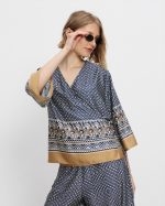 BLOUSE SATIN PRINTED - Image 6