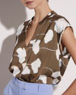 BLOUSE SLEEVELESS PRINTED - Image 9
