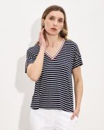 BLOUSE V NECK STRIPES - Image 3