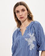 BLOUSE STRIPE LACE - Image 6