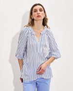 BLOUSE STRIPE LACE - Image 8