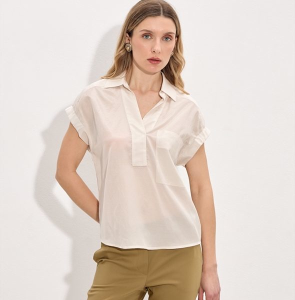 BLOUSE SHORT SLEEVE