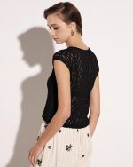 TOP EMBOSSED TULLE - Image 6