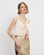 BLOUSE DRAPE SATIN - Image 4